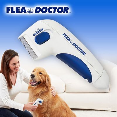 Hallupets犬ペット電気ノミの櫛の除去剤の電気ノミおよびカチカチの櫛