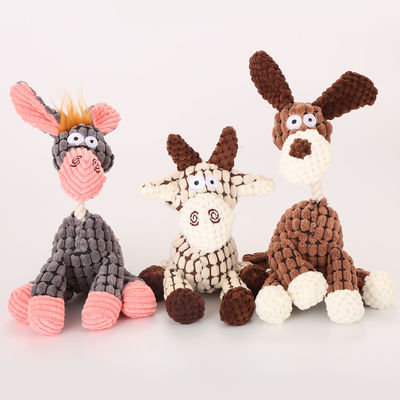 退屈丈夫なPlush犬のおもちゃを減らしている小さい中間の大きい犬のための咀嚼犬ペットおもちゃ