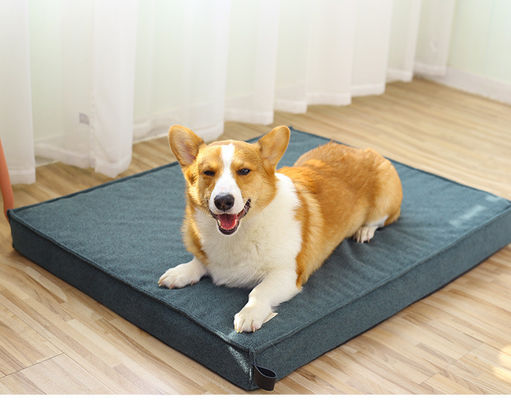 整形外科の記憶泡犬は取り外し可能なカバーが付いている厚い防水洗濯できるペット ベッドのマットレスを寝かせる