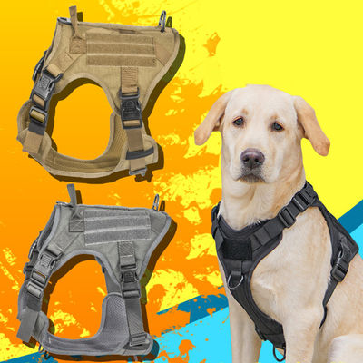 サービス及び訓練の軍犬のベストのための戦術的なバックルODM Molleの安全の戦術的な軍のベスト犬の馬具