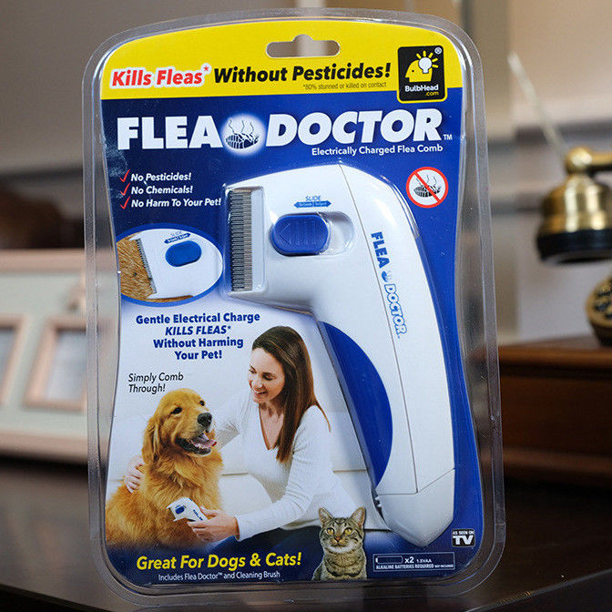 Hallupets犬ペット電気ノミの櫛の除去剤の電気ノミおよびカチカチの櫛