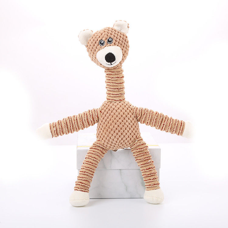 綿のPlushピカピカの犬は相互犬の咀嚼のおもちゃ、大きい歯の、中間小さいクリーニングのための詰められた子犬の咀嚼のおもちゃをもてあそぶ