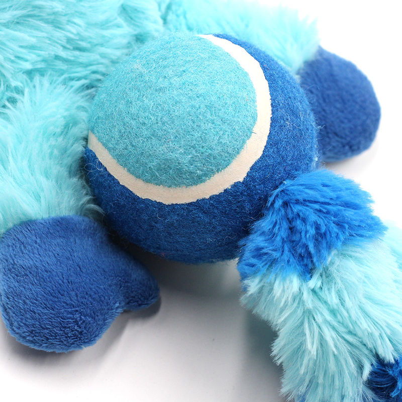 ピカピカのPlush犬のおもちゃFoxのアライグマのかみ傷抵抗力がある耐久犬の相互モルのおもちゃ