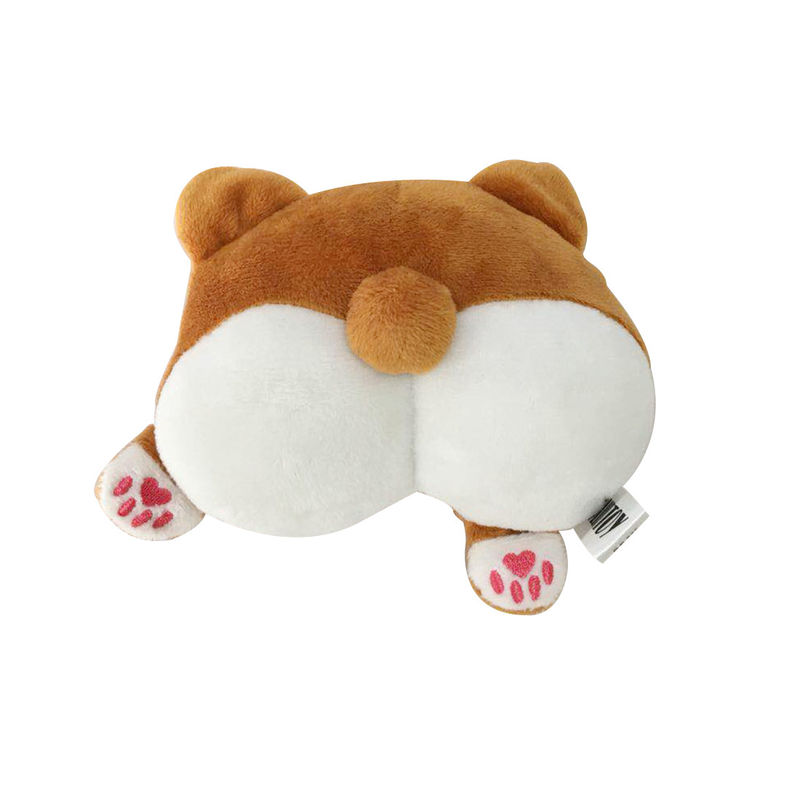 コーギーのバット形犬ペットは柔らかいPlush犬のピカピカのおもちゃ37gをもてあそぶ