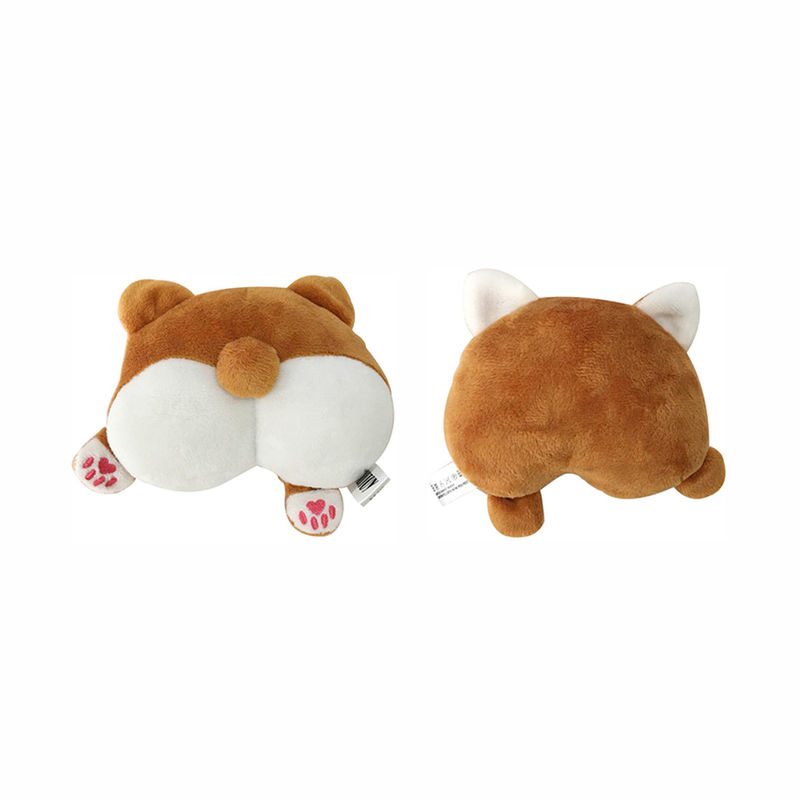 コーギーのバット形犬ペットは柔らかいPlush犬のピカピカのおもちゃ37gをもてあそぶ