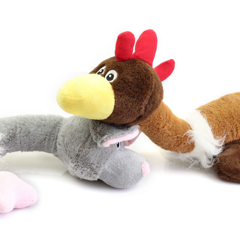 かみ傷の抵抗力がある動物は犬がピカピカの耐久の咀嚼のおもちゃをもてあそぶPlushおかしい猫を形づける