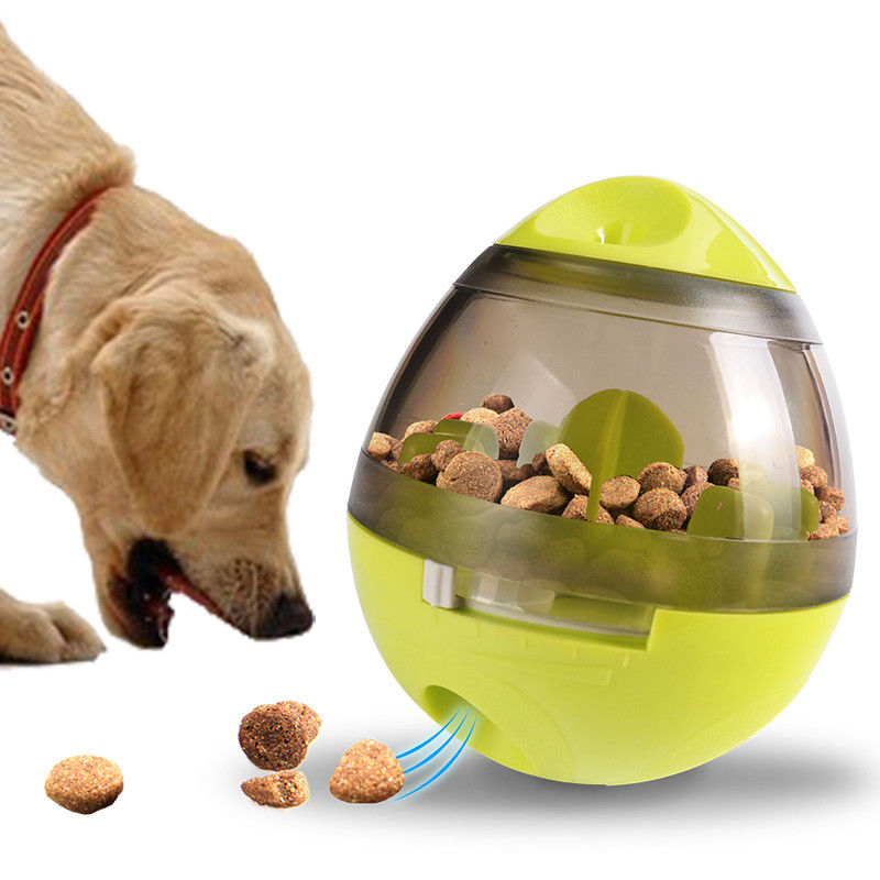 相互犬ペットは自動タンブラーの漏出食糧分配の球をもてあそぶ