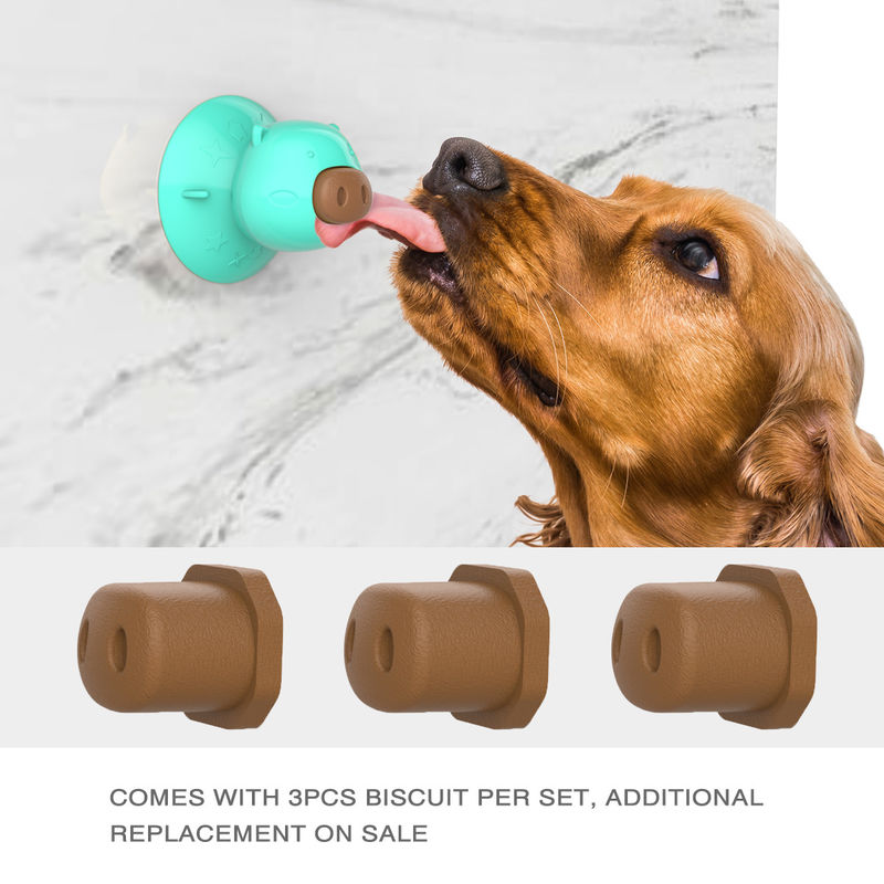 猫のイヌハッカのおもちゃの安全155gをきれいにするゴム製吸盤の軽食のLicker犬のギフトの歯