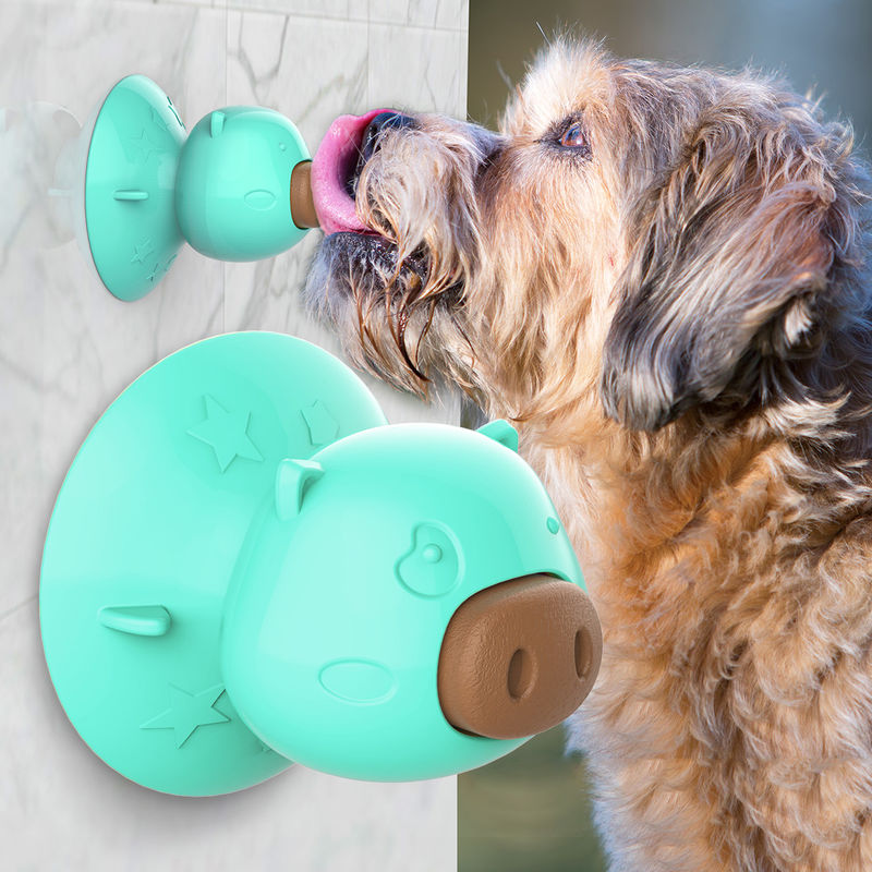 猫のイヌハッカのおもちゃの安全155gをきれいにするゴム製吸盤の軽食のLicker犬のギフトの歯