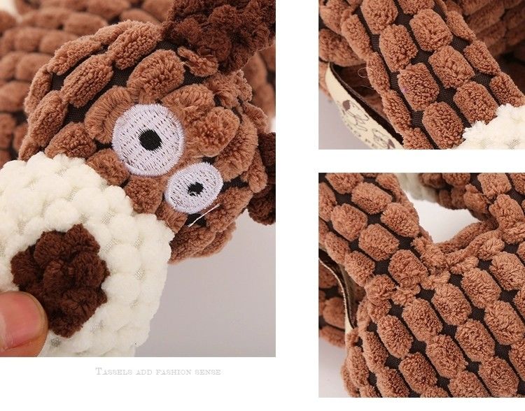 退屈丈夫なPlush犬のおもちゃを減らしている小さい中間の大きい犬のための咀嚼犬ペットおもちゃ