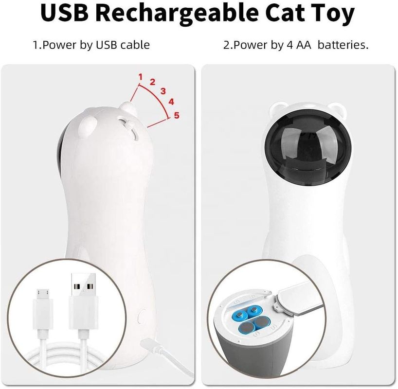 自動化されたレーザーのポインター猫のおもちゃを満たす子ネコUSBのための相互自動猫レーザーのおもちゃ