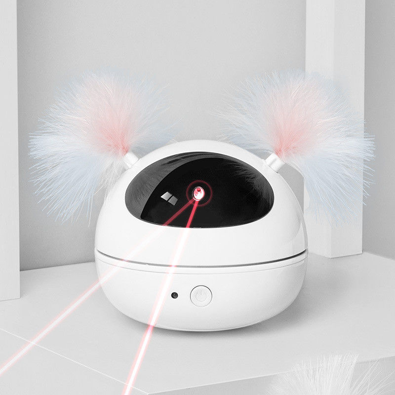 自動猫レーザーは屋内猫任意回転スマートなオン/オフ ロボティック電子猫の業績のための相互子ネコのおもちゃをもてあそぶ