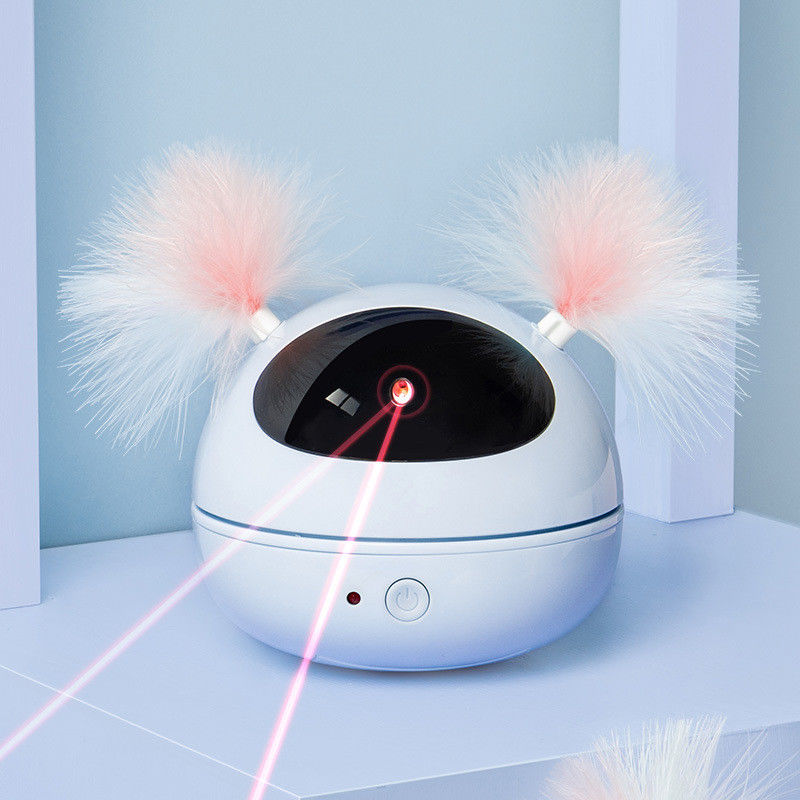 自動猫レーザーは屋内猫任意回転スマートなオン/オフ ロボティック電子猫の業績のための相互子ネコのおもちゃをもてあそぶ