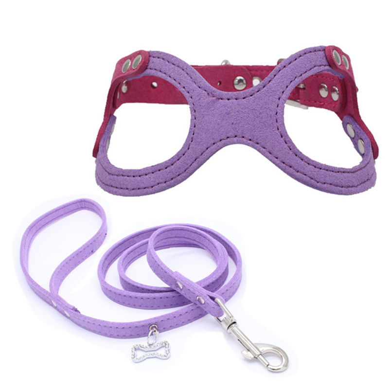 Hallupets柔らかい網によってパッドを入れられるつばの鎖の馬具セット犬の箱および背部牽引