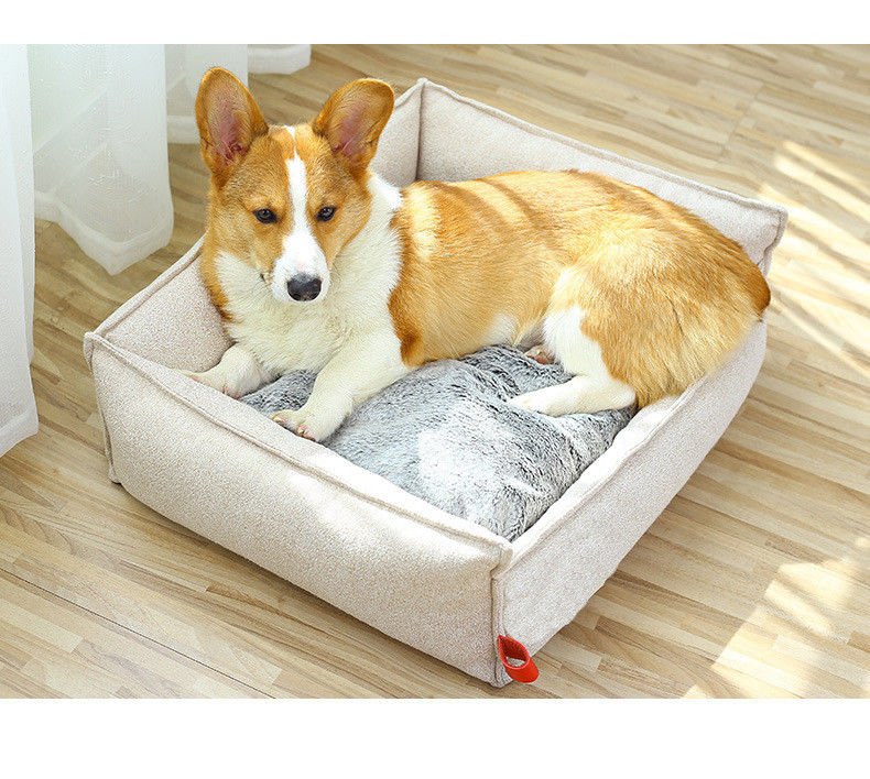耐久の通気性の長方形の睡眠大きい中型の小さい犬のための快適なペット ベッド