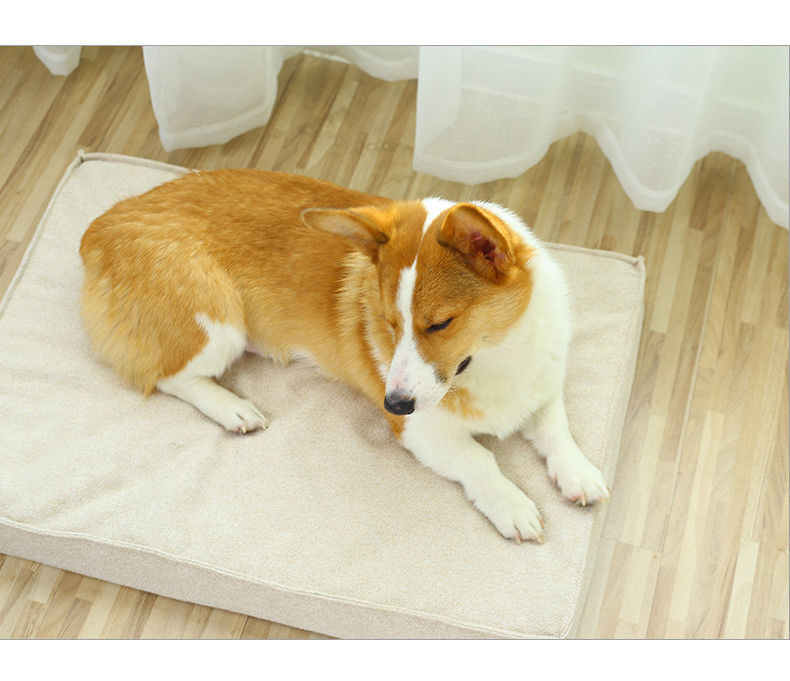 整形外科の記憶泡犬は取り外し可能なカバーが付いている厚い防水洗濯できるペット ベッドのマットレスを寝かせる