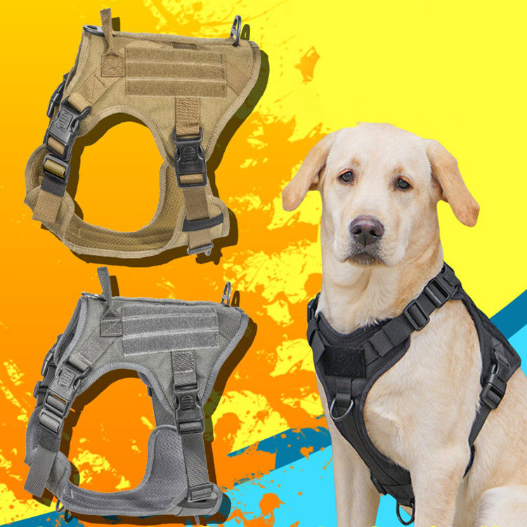 サービス及び訓練の軍犬のベストのための戦術的なバックルODM Molleの安全の戦術的な軍のベスト犬の馬具