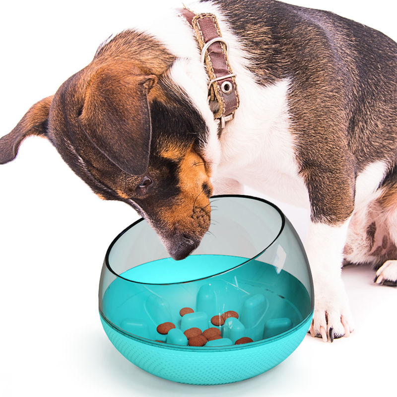 ペット遅いドッグ フードの訓練ボールのこぼれは遅い食べる犬ボール19*19*13.5cmを検査する